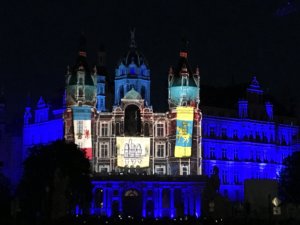 Castle Festival with laser show