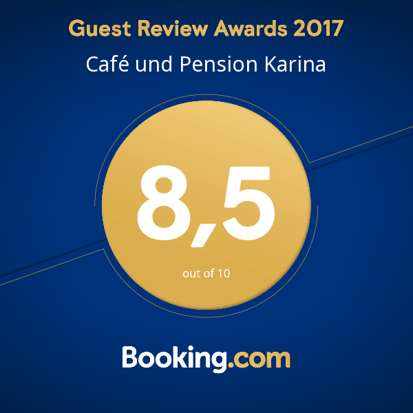 guest review award 2017 hotel pension karina schwerin
